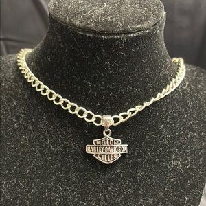 Harley-Davidson Silver Necklace Charm